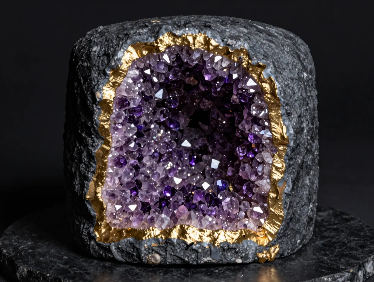 The geode crystal cake