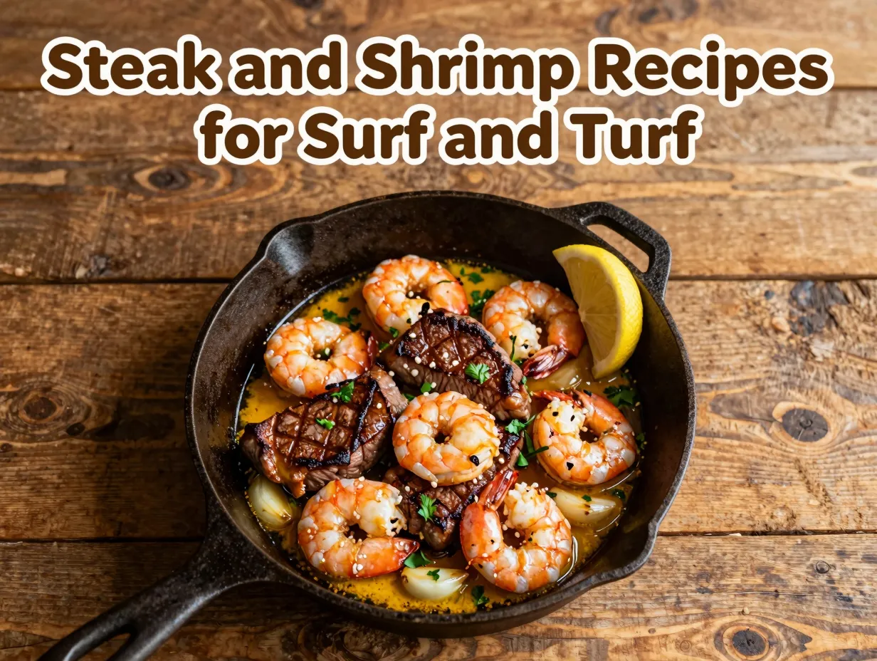 Steak and shrimp recipes for surf and turf