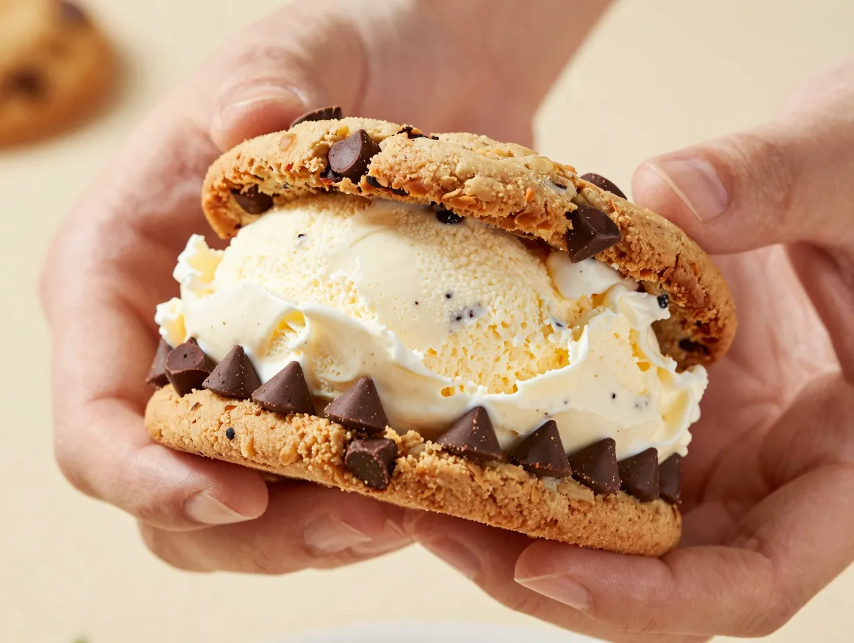 Classic chocolate chip cookie and vanilla bean