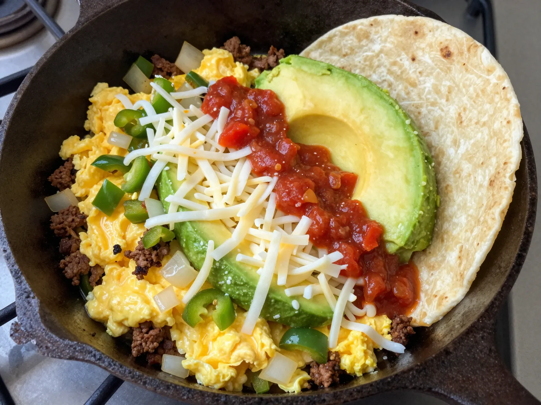 Taco breakfast scramble