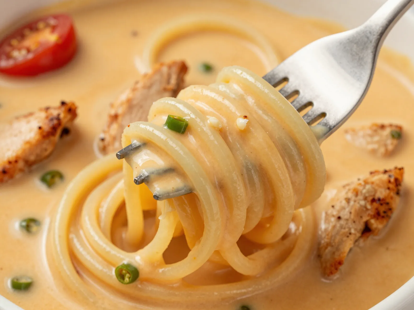 Easy rotel chicken spaghetti with velveeta