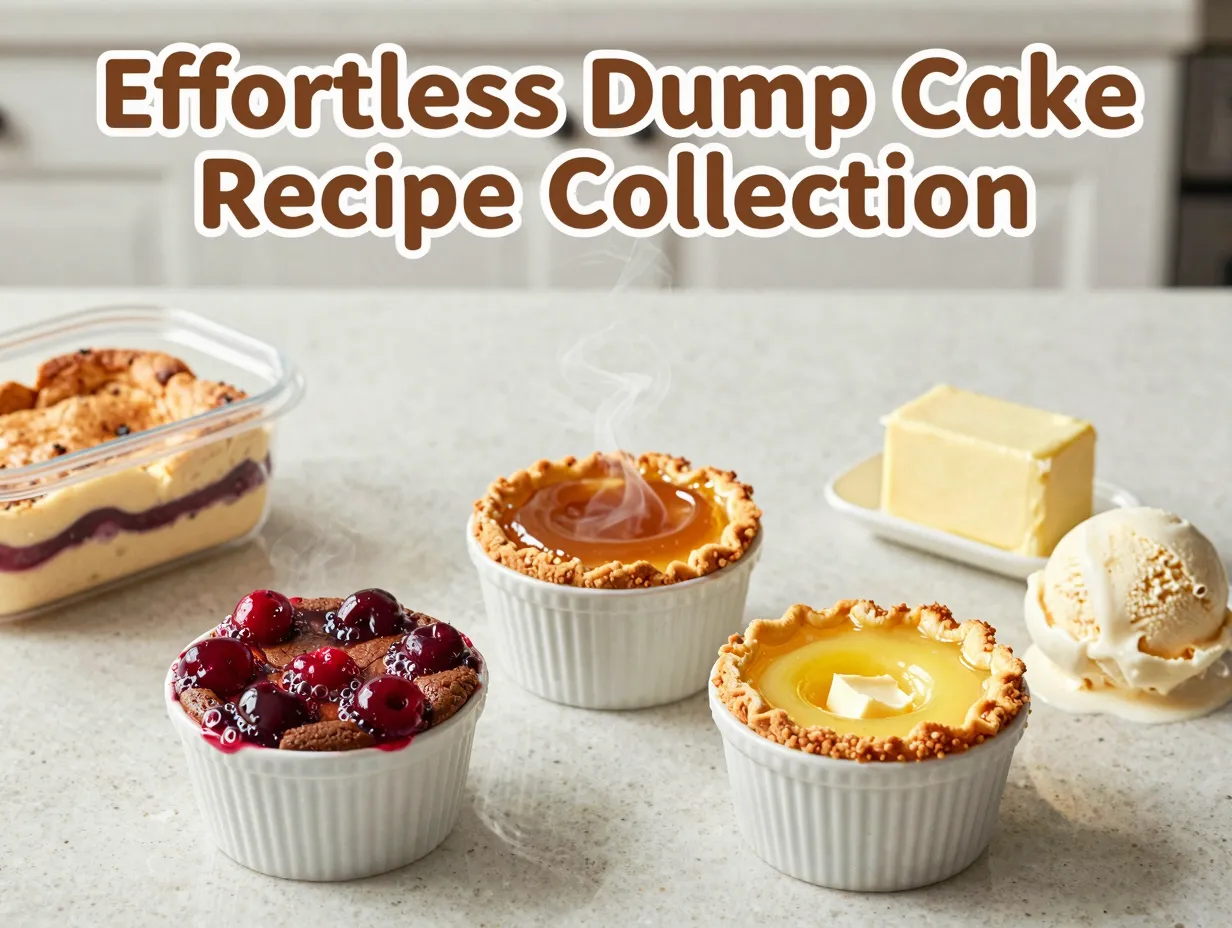 Effortless dump cake recipe collection