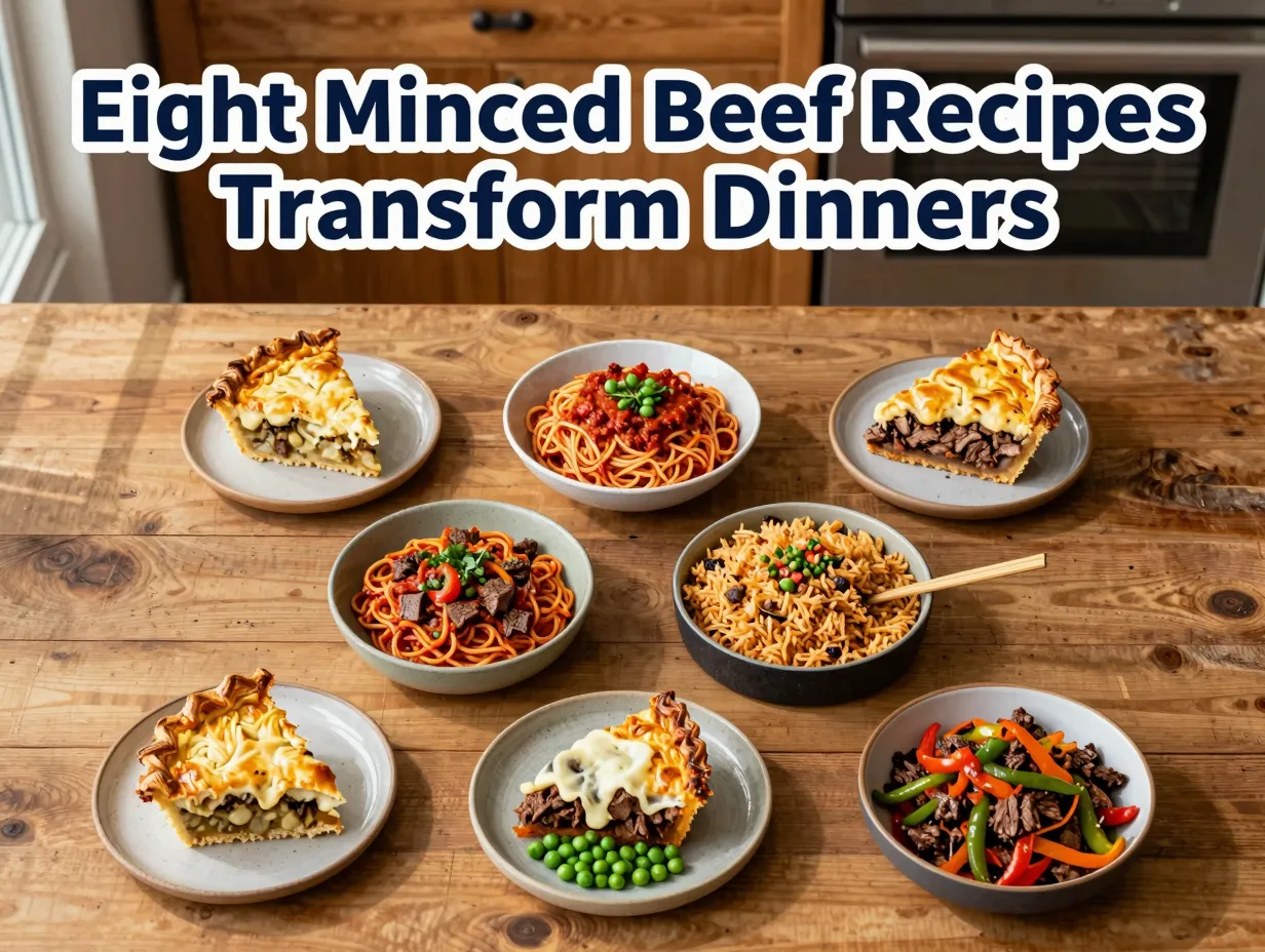 Eight minced beef recipes transform dinners