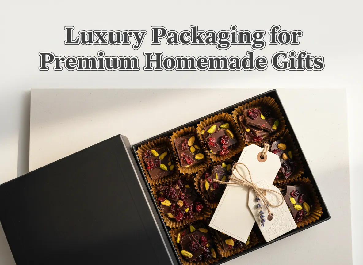 Luxury packaging for premium homemade gifts