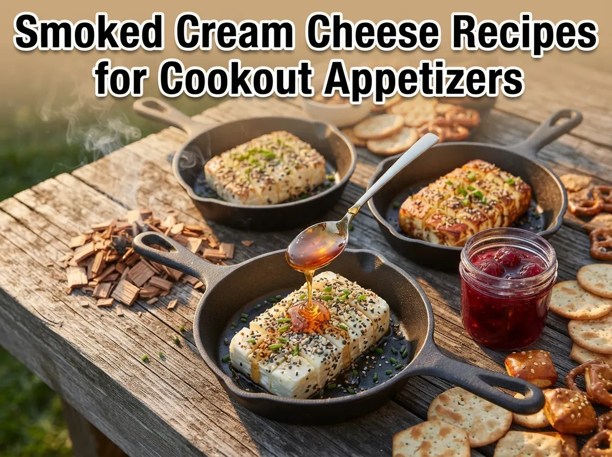 Smoked cream cheese recipes for cookout appetizers