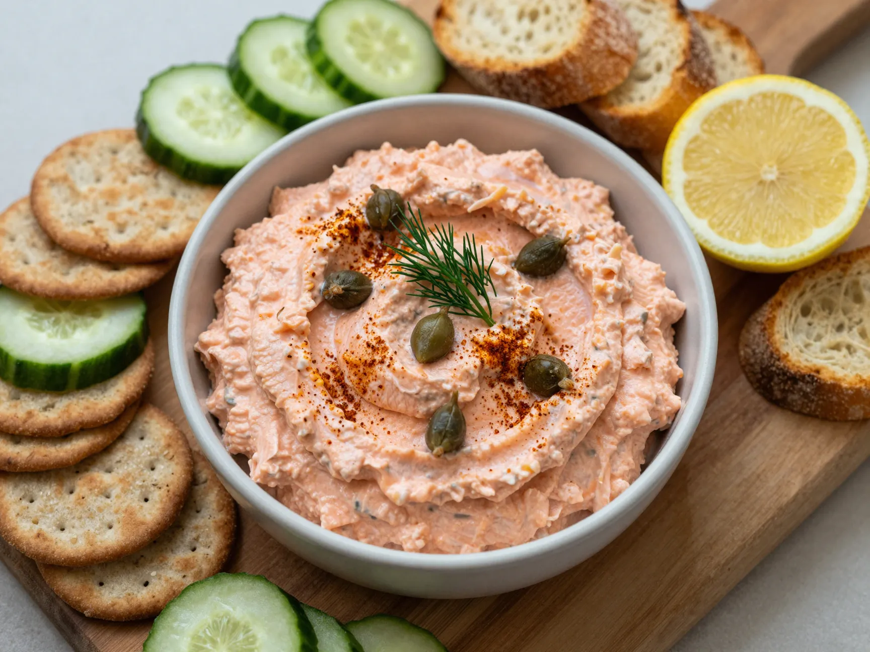 Classic canned salmon cream cheese dip