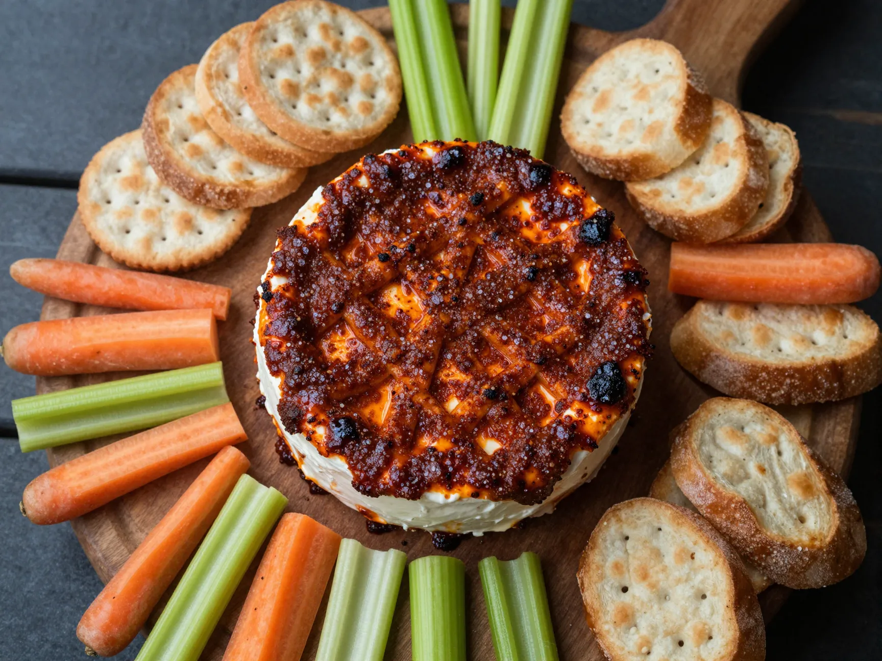 Sweet heat smoked cream cheese