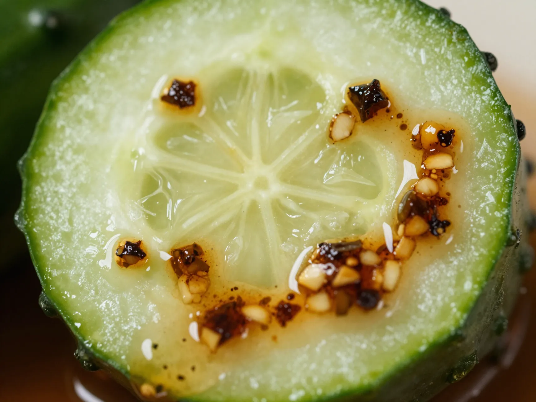 Healthful blondies extra crispy chinese inspired spicy cucumber salad