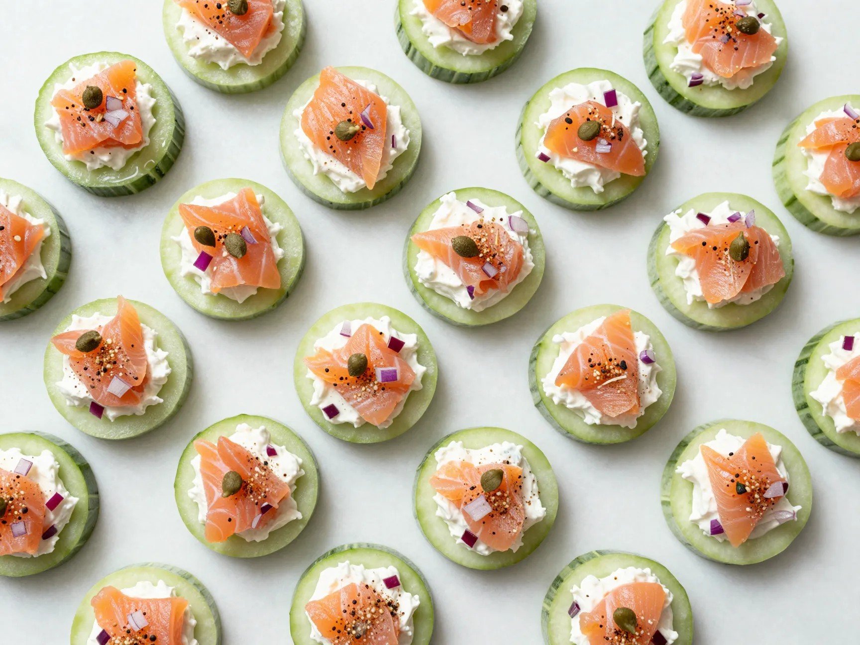 Everything bagel salmon cream cheese bites