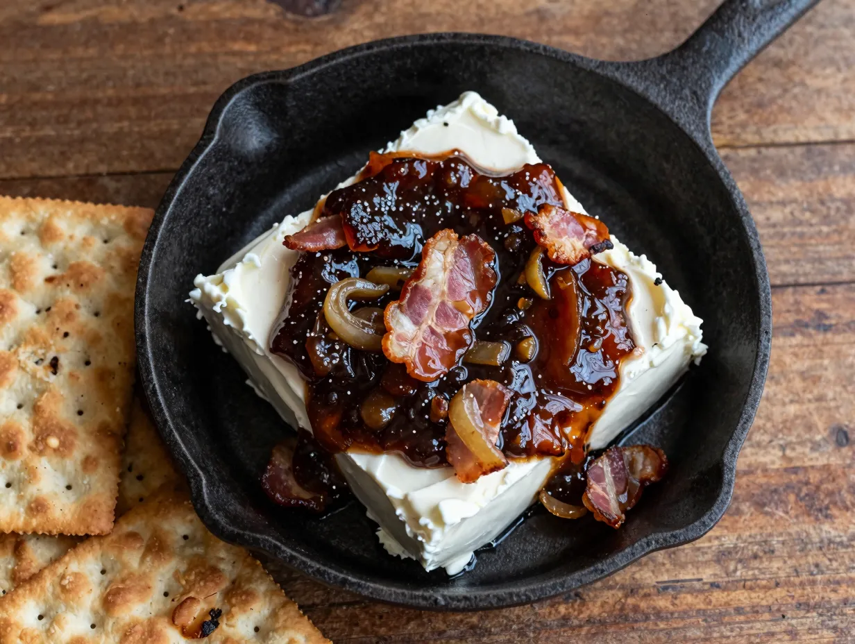 Bacon jam smoked cream cheese