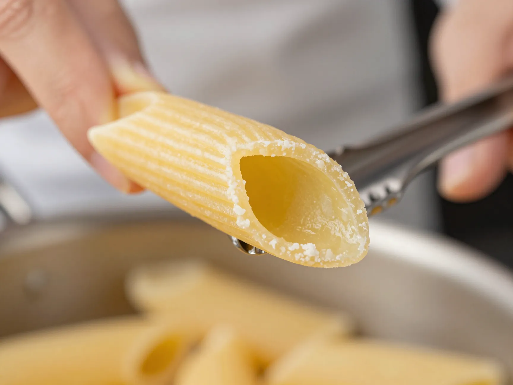 Cook until al dente taste before the timer goes off