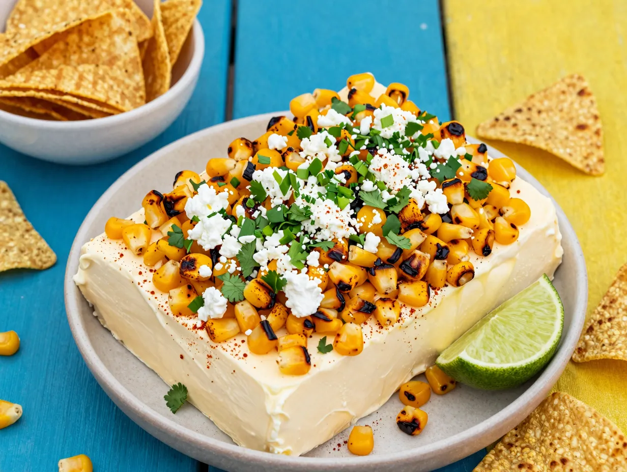 Mexican street corn smoked cream cheese