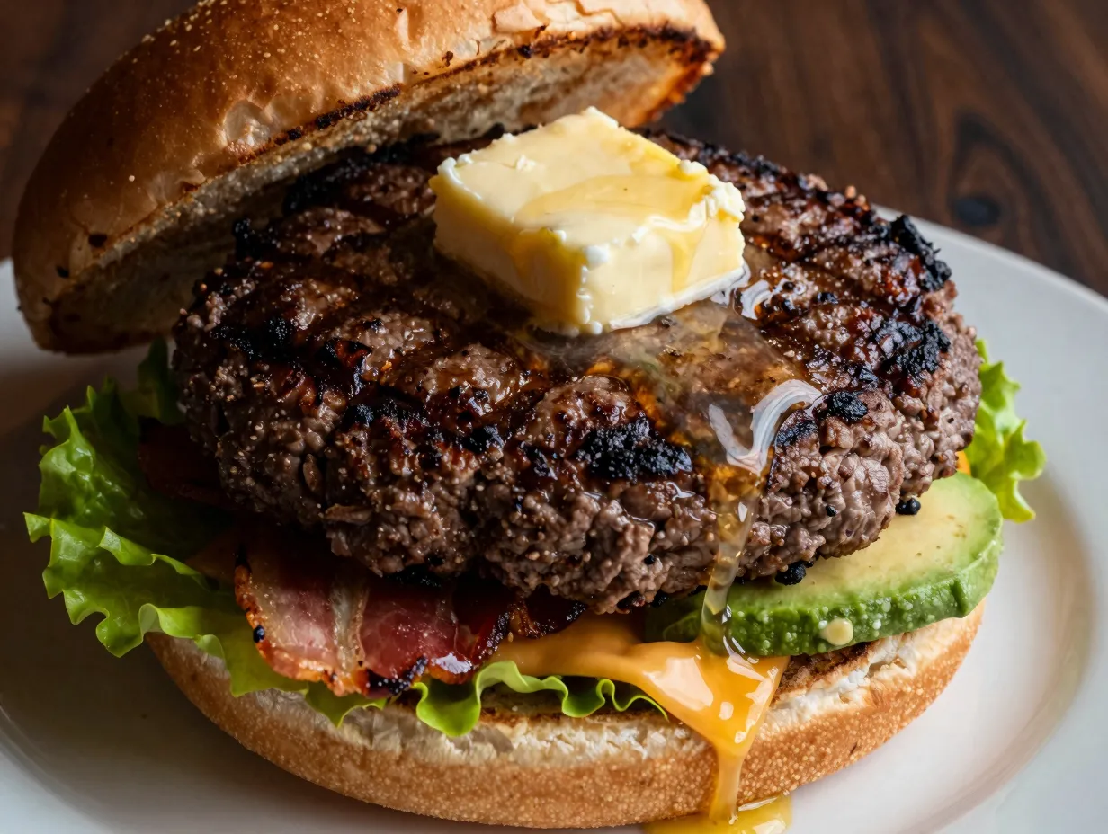 Keto butter burgers
