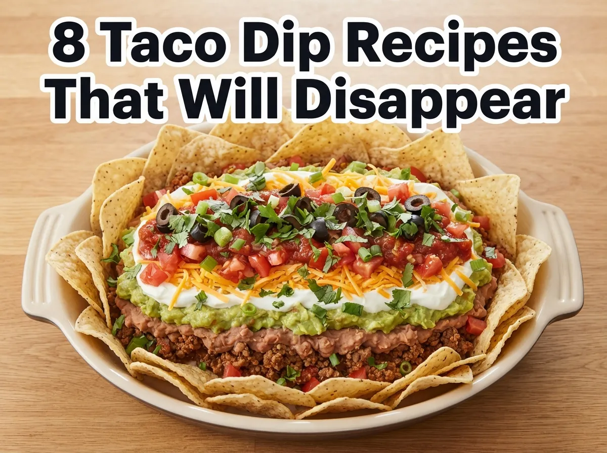 8 taco dip recipes that will disappear