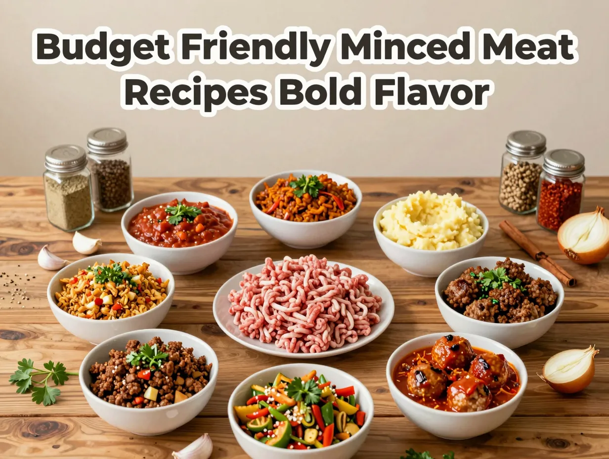 Budget friendly minced meat recipes bold flavor