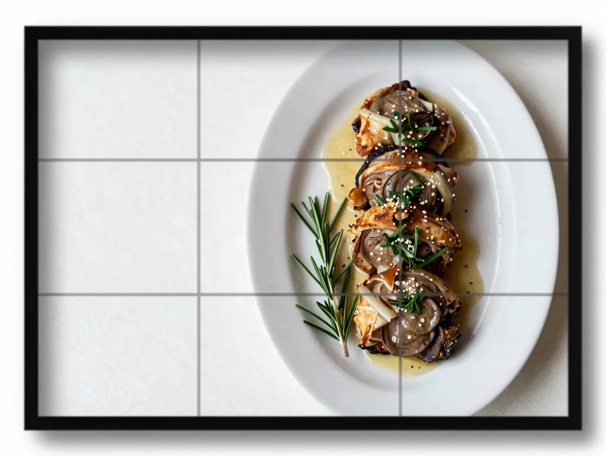 Apply the rule of thirds to your composition