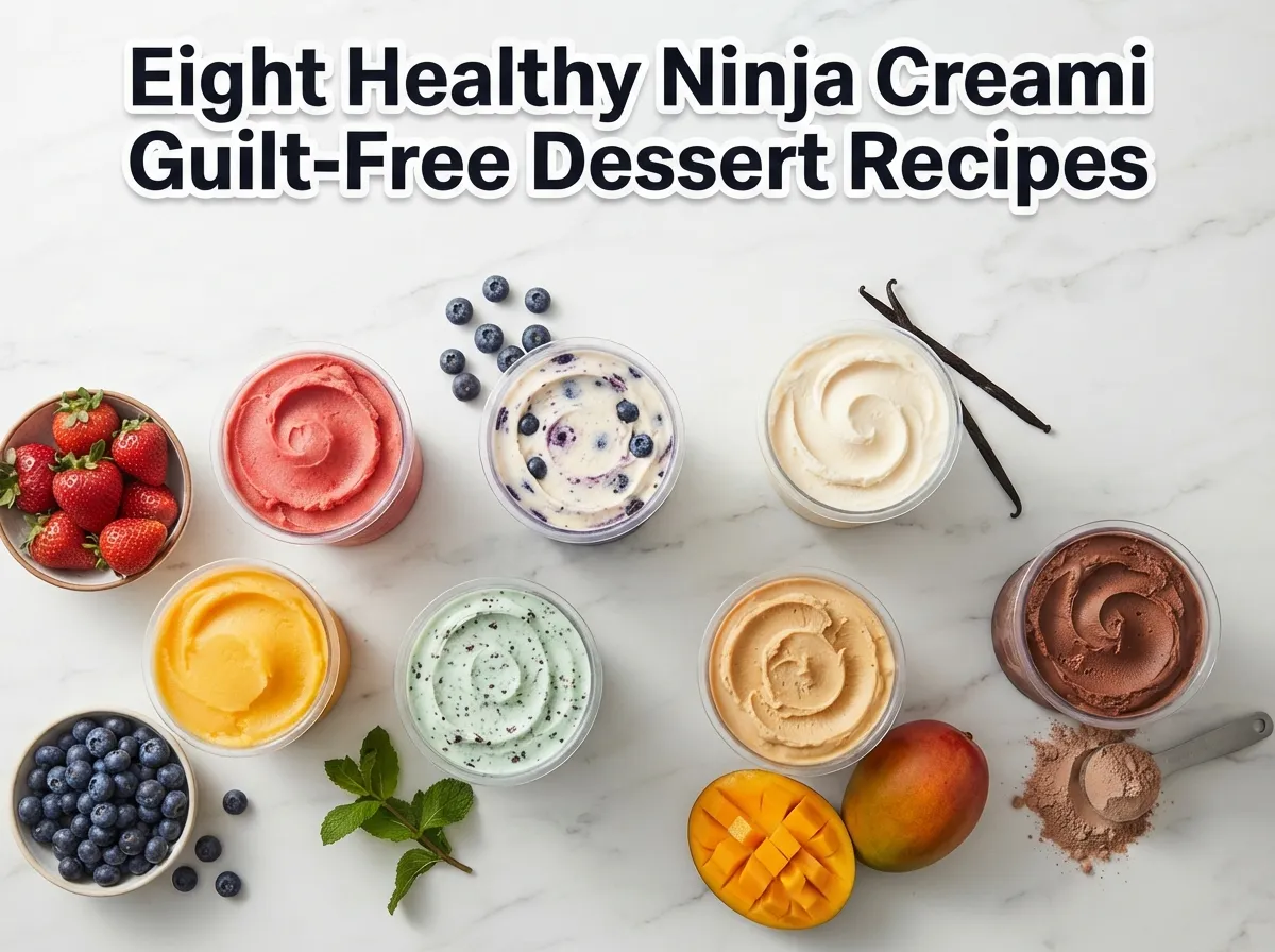Eight healthy ninja creami guilt free dessert recipes