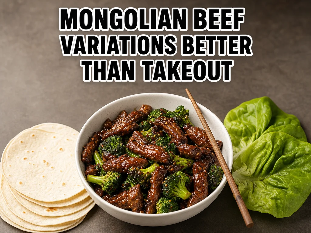 Mongolian beef variations better than takeout