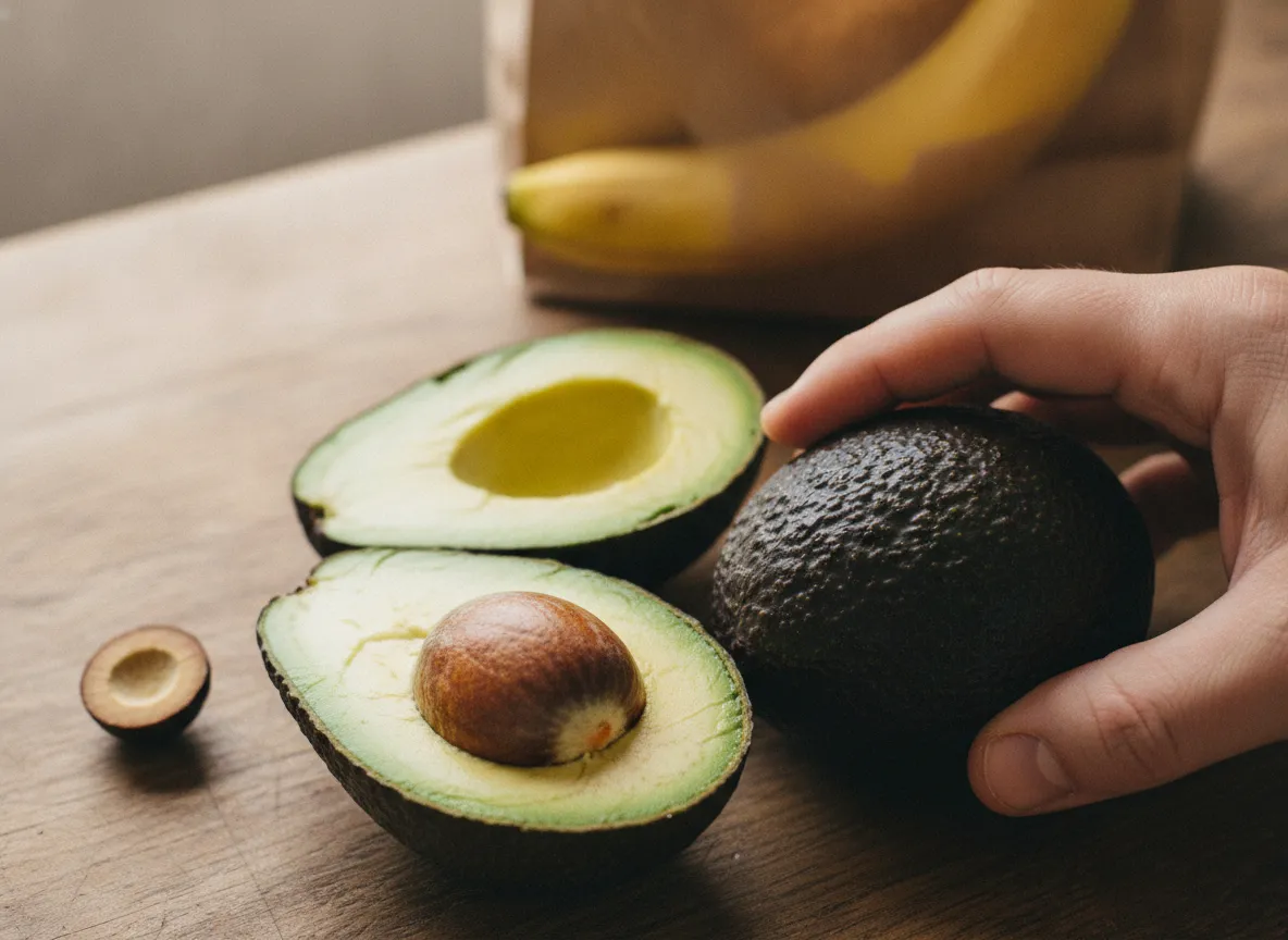 Start with perfectly ripe hass avocados