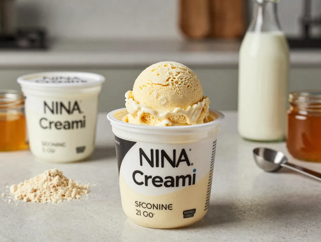 Vanilla protein ice cream