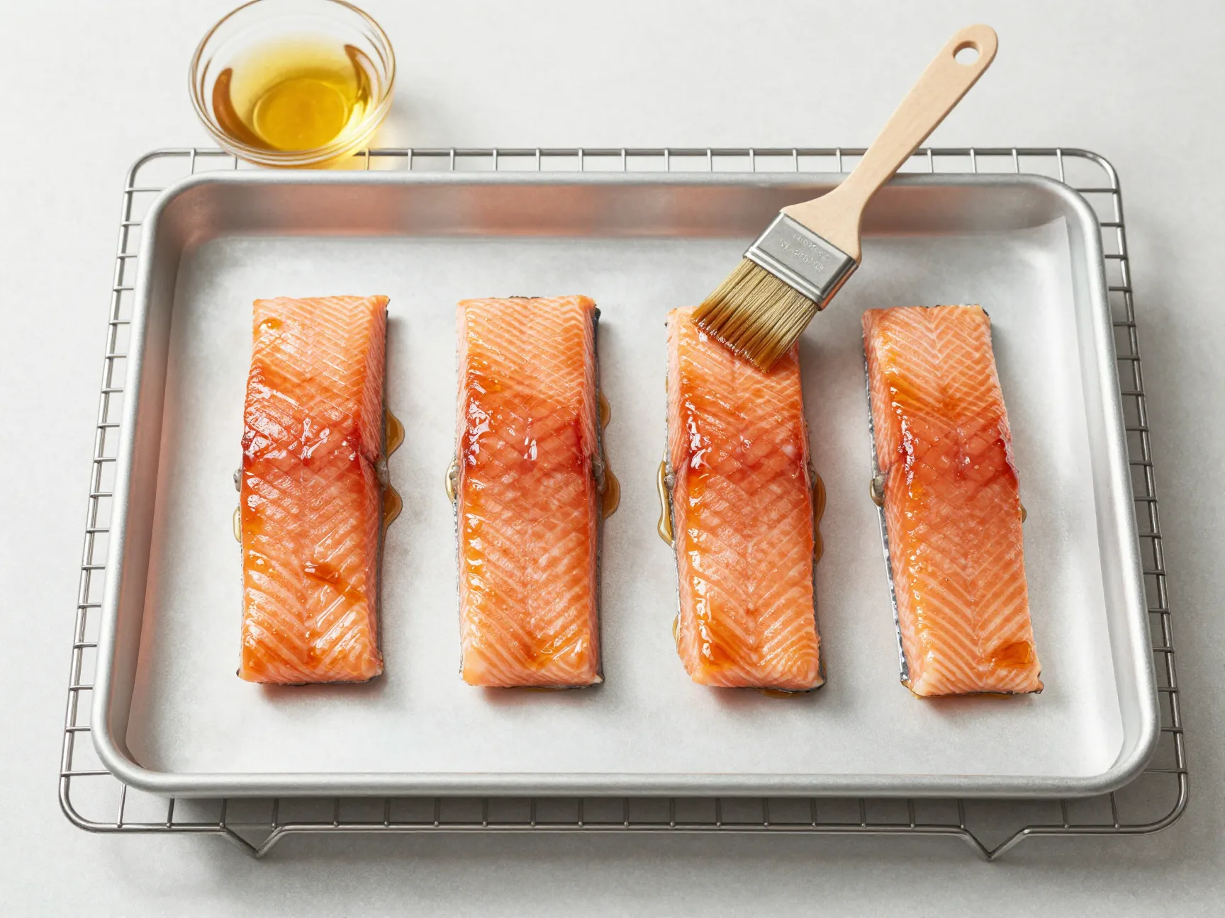 Food network kitchens best honey glazed salmon