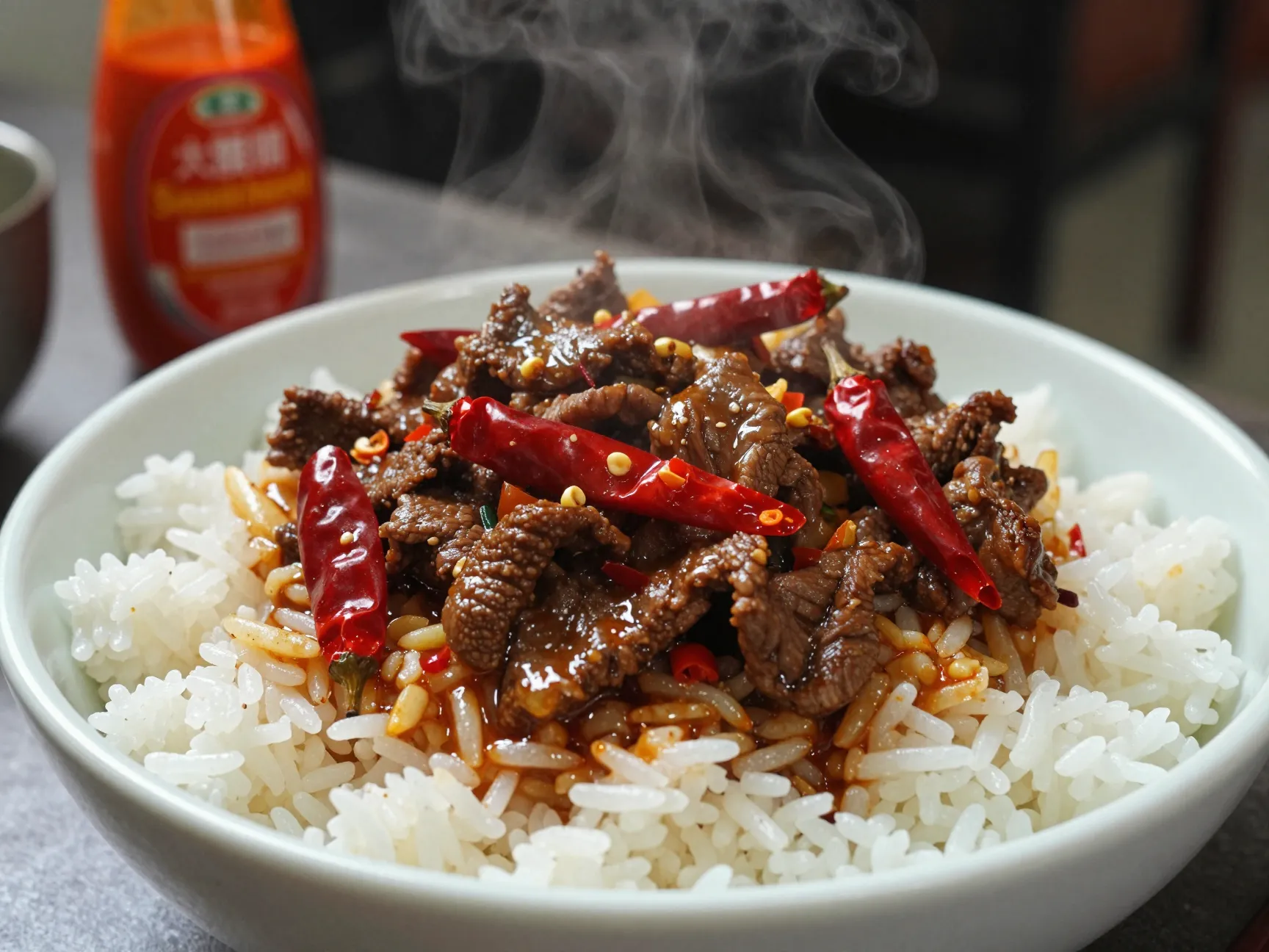 Spicy mongolian beef