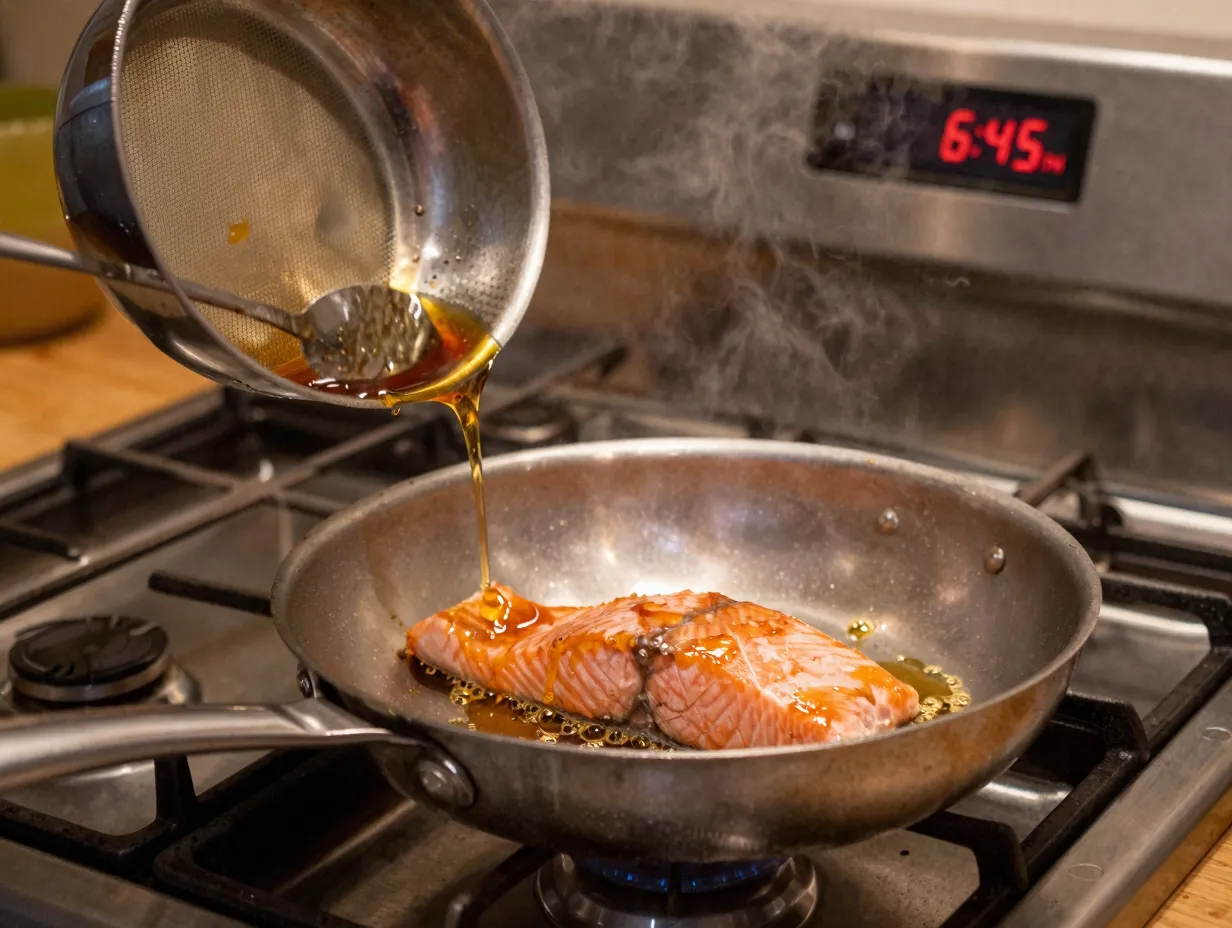 Honey garlic salmon 15 minute weeknight version