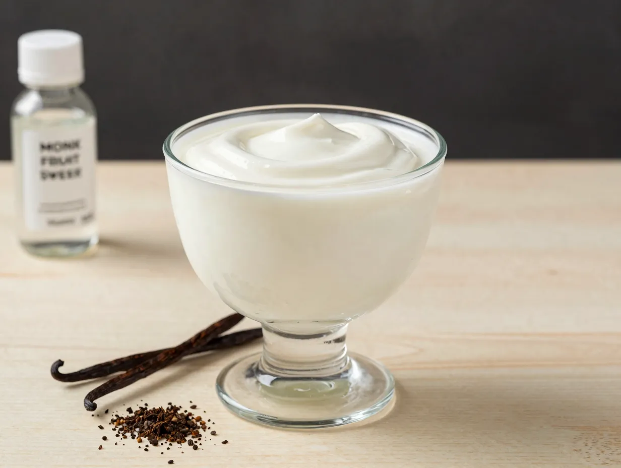 Sugar free vanilla bean frozen yogurt