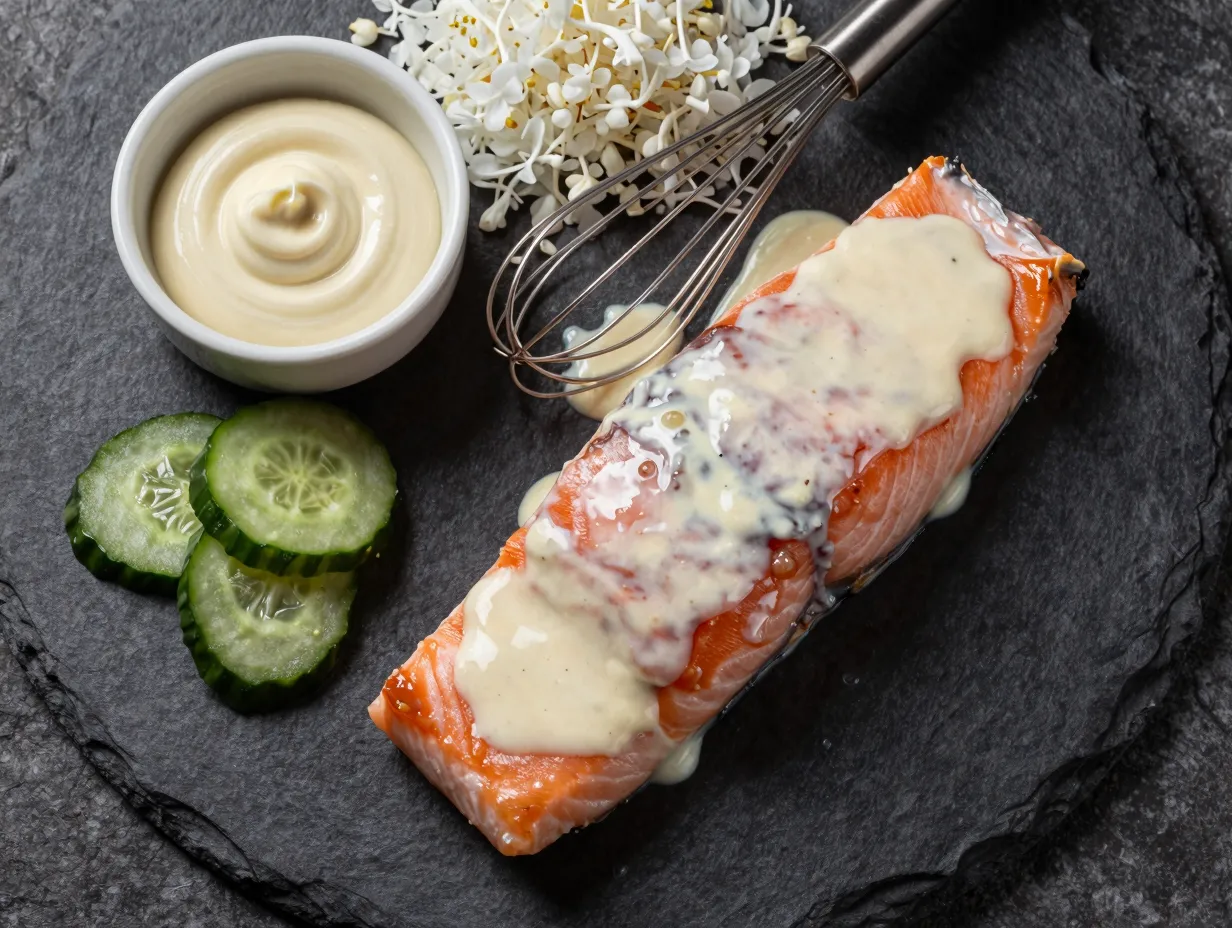Miso honey glazed salmon