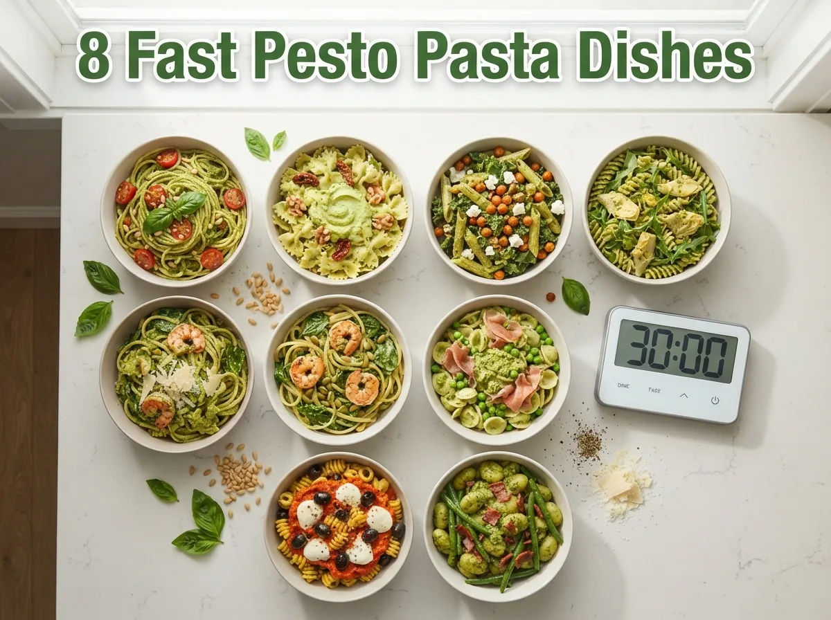 8 fast pesto pasta dishes