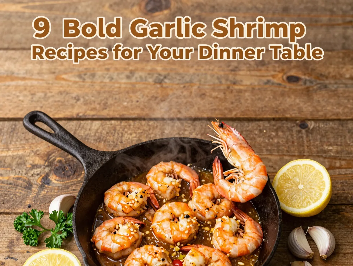 9 bold garlic shrimp recipes for your dinner table