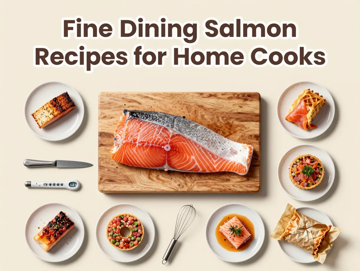 Fine dining salmon recipes for home cooks