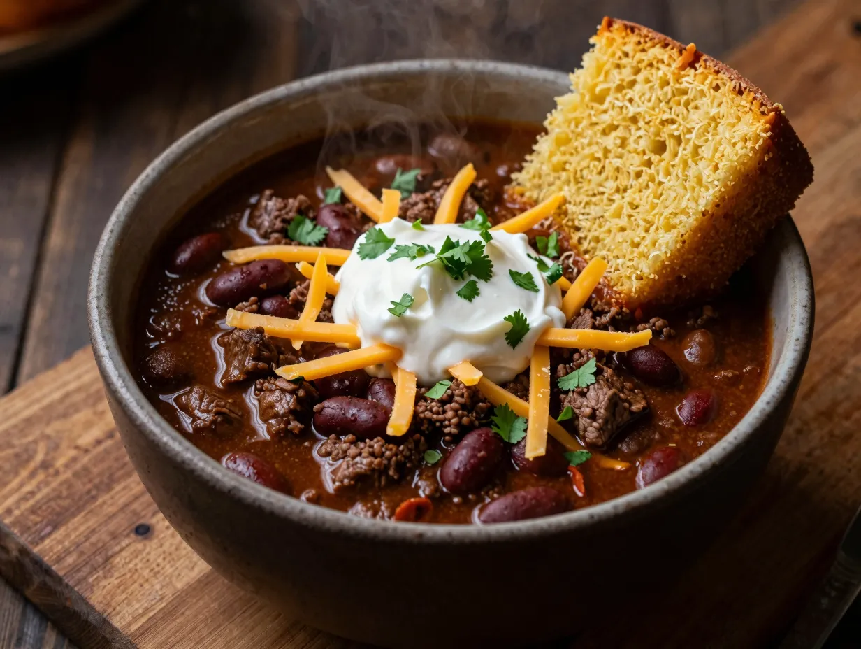 Classic beef chili