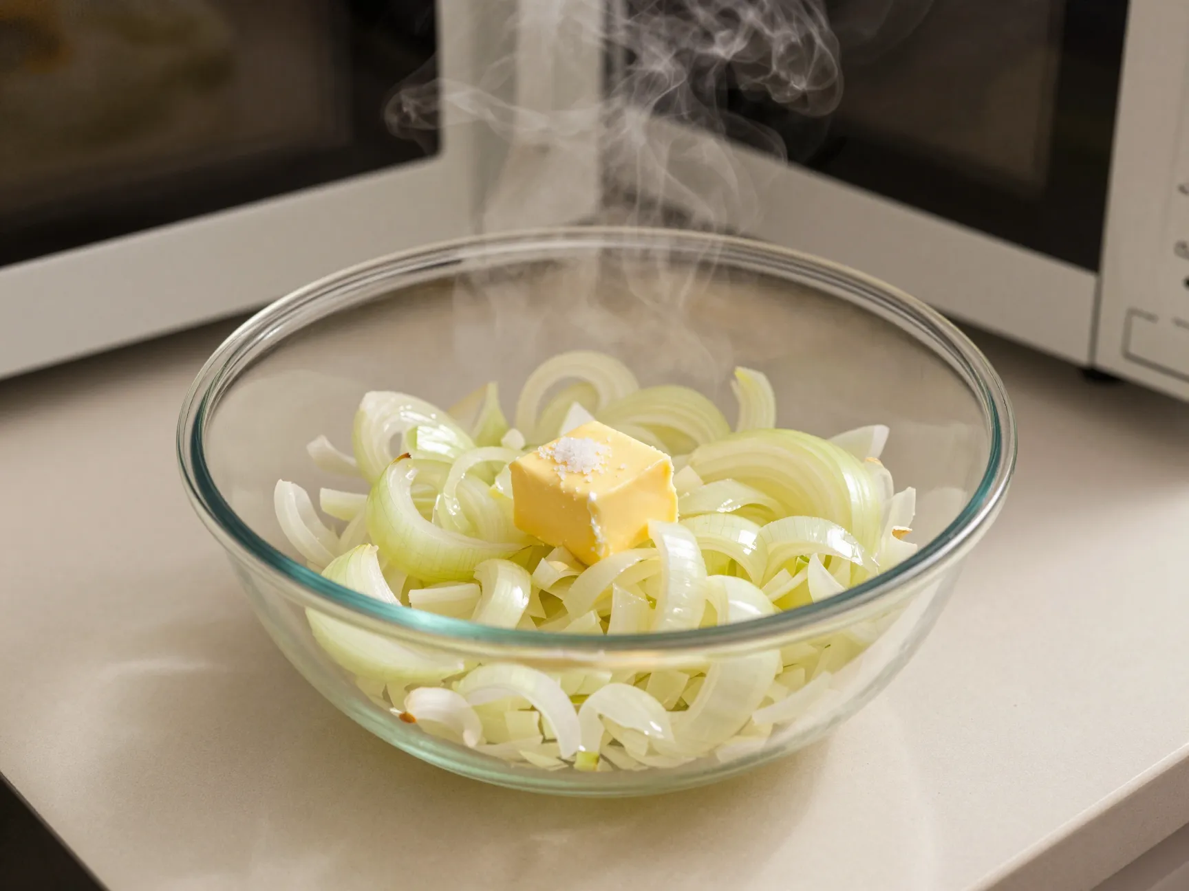 Microwave your aromatics to build flavor bases fast