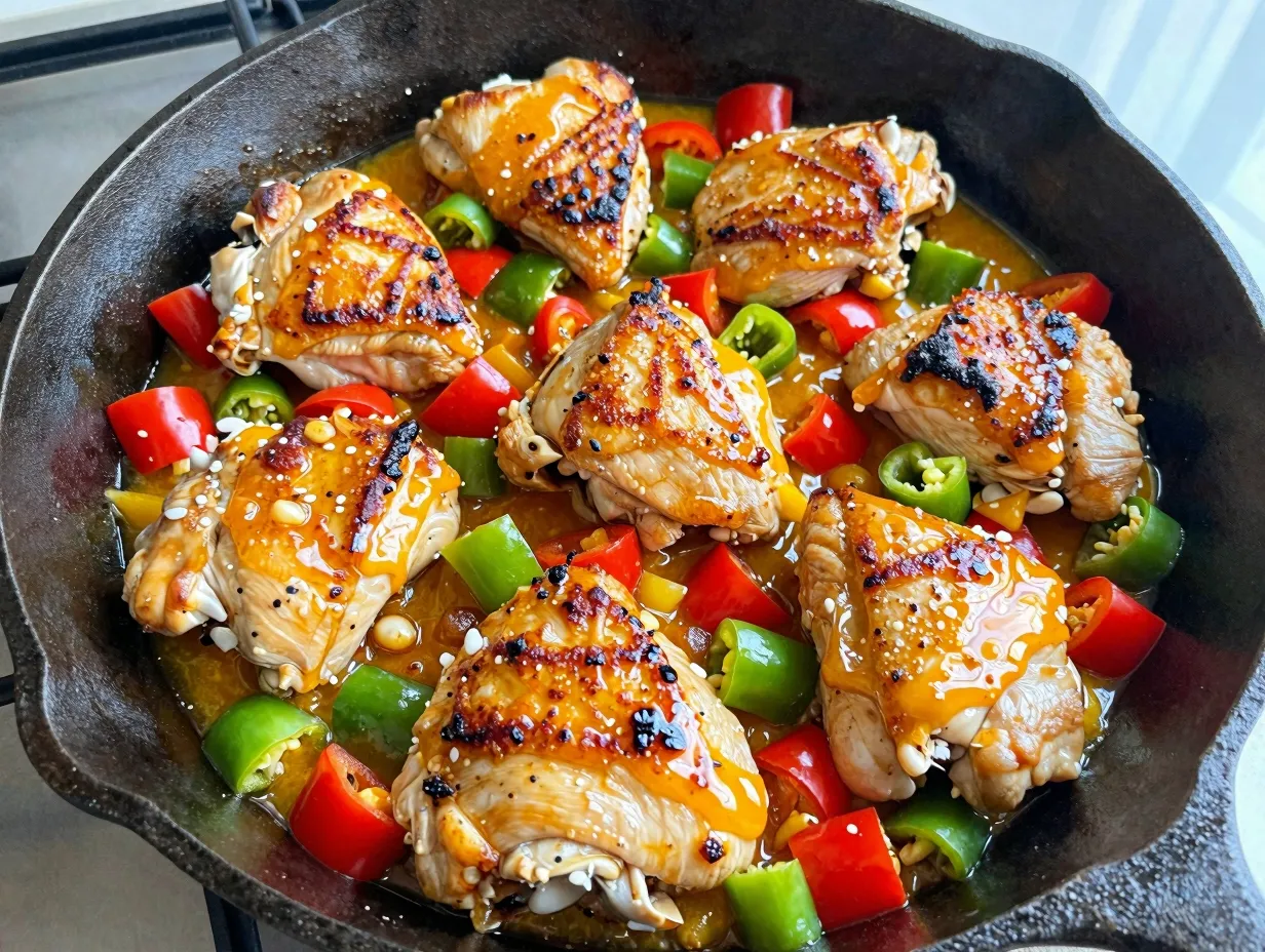 Sweet and sour chicken without the deep fryer
