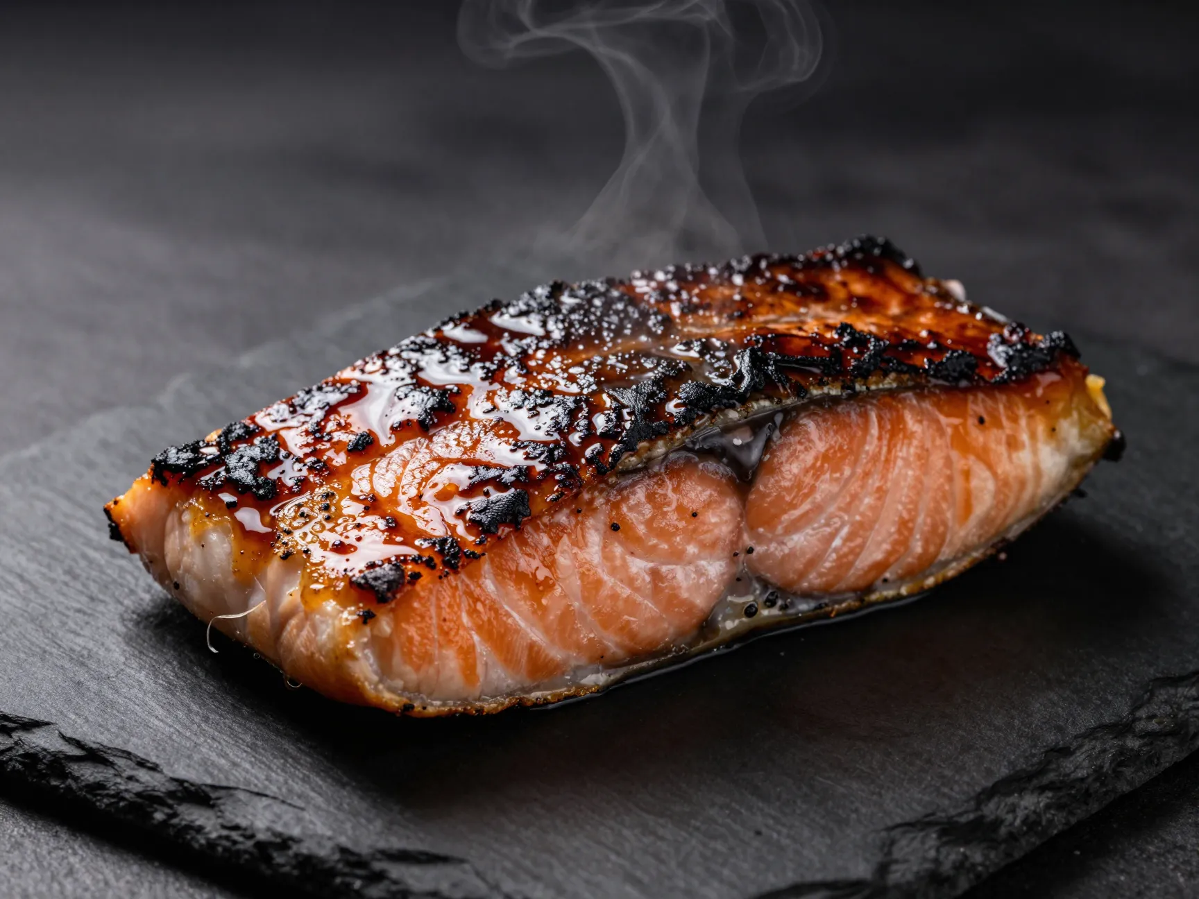 Miso glazed salmon nobu style