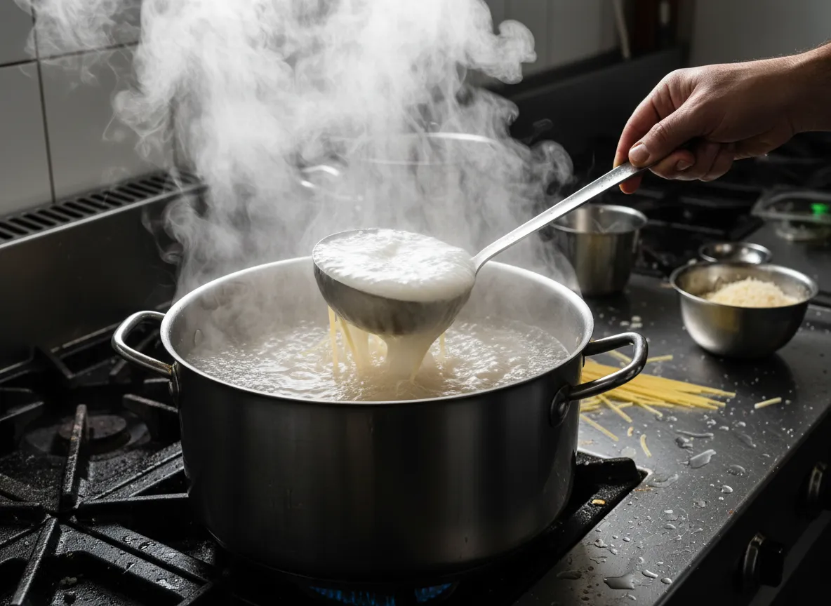 Use pasta cooking water as a flavor amplifier
