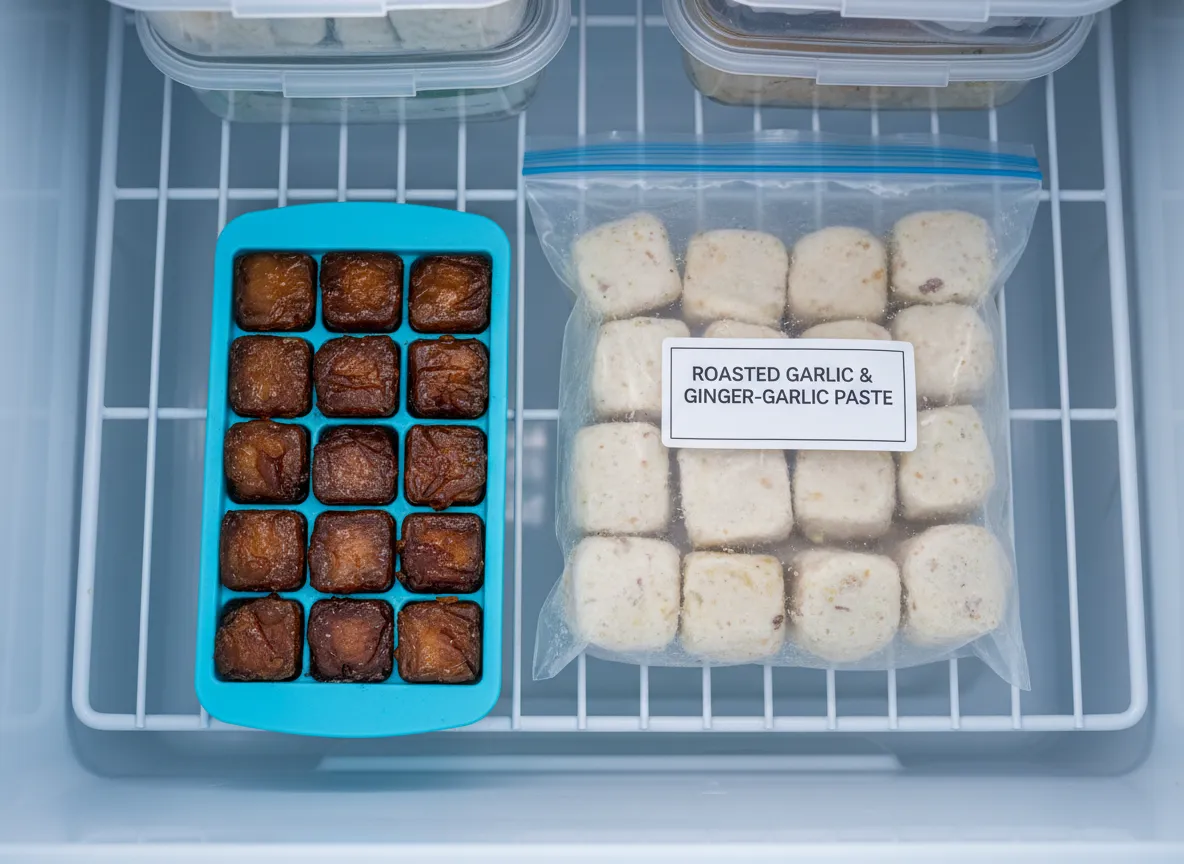 Batch prep and freeze flavor bases