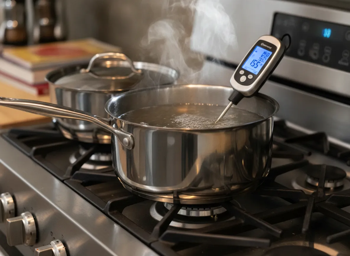 Prepare the brine at the right temperature