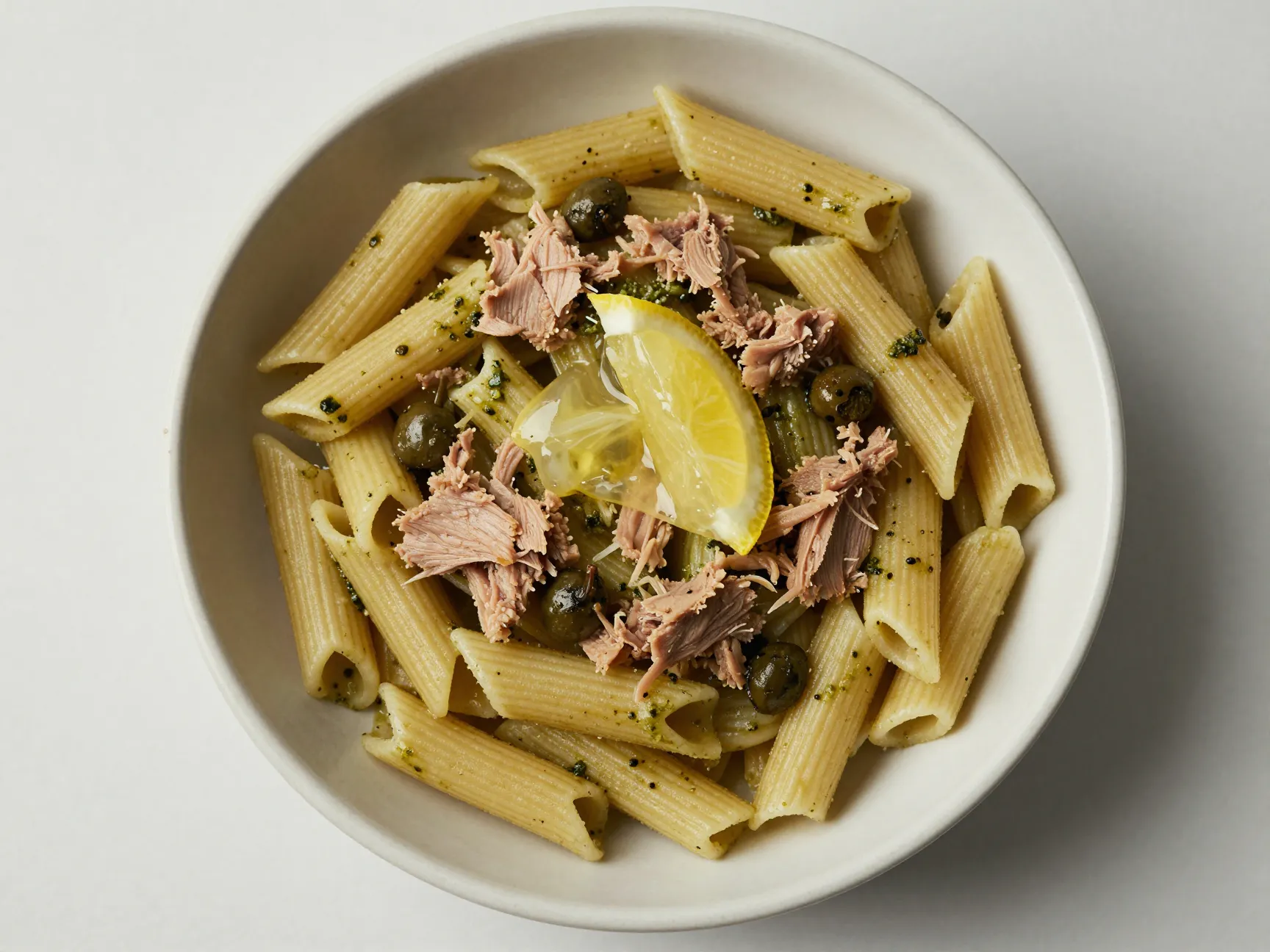 15 minute tuna pesto pasta