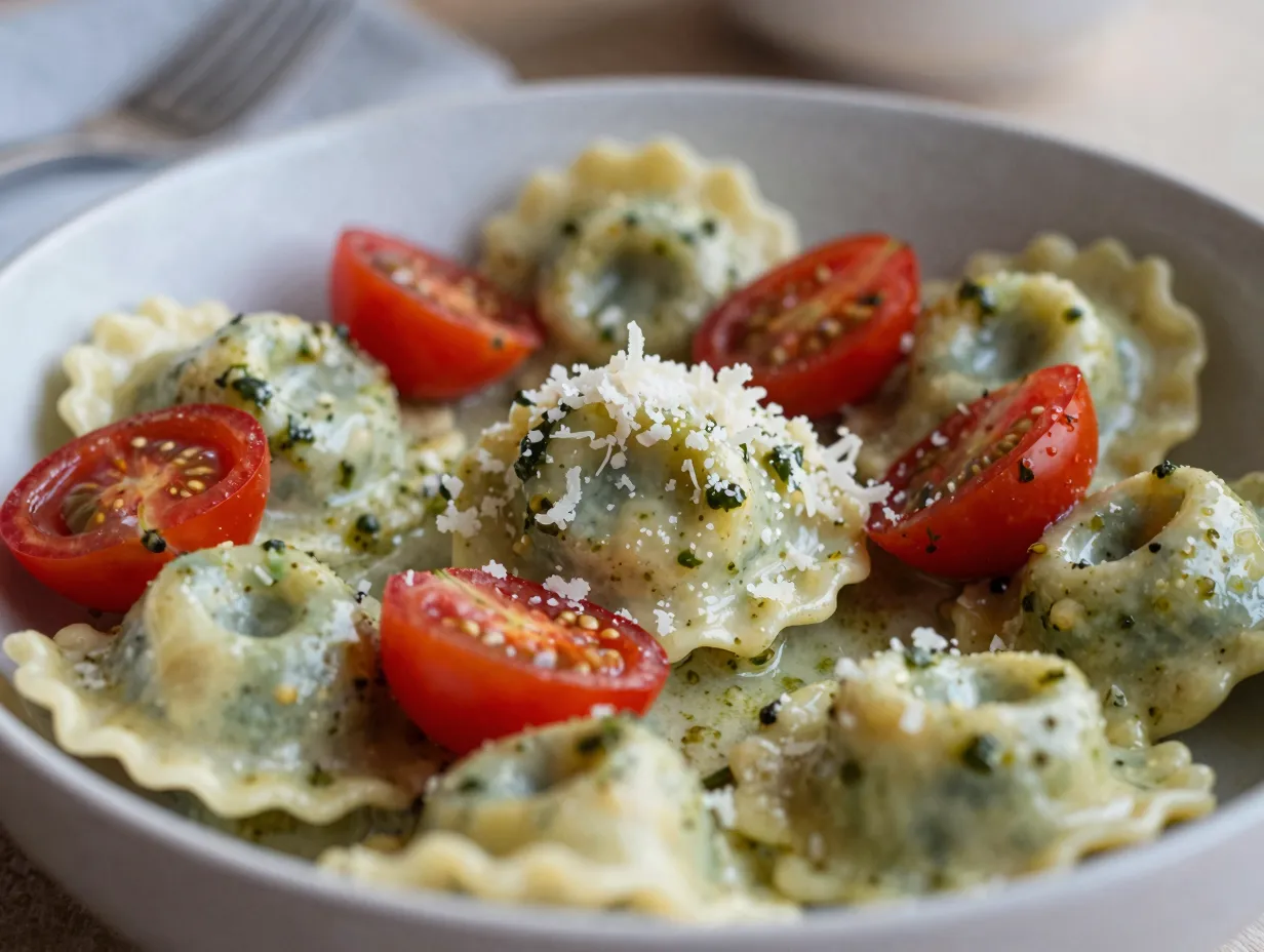 Pesto tortellini