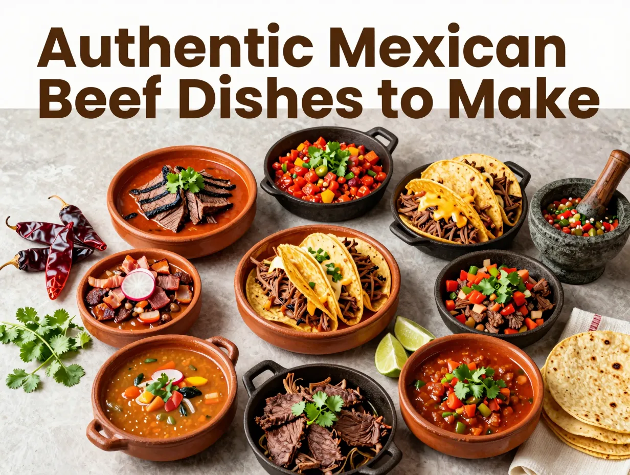 Authentic mexican beef dishes to make