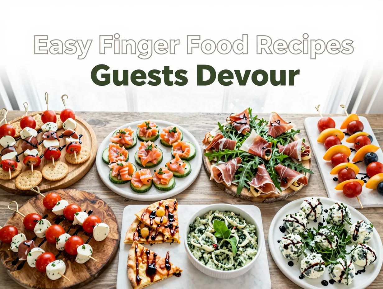 Easy finger food recipes guests devour