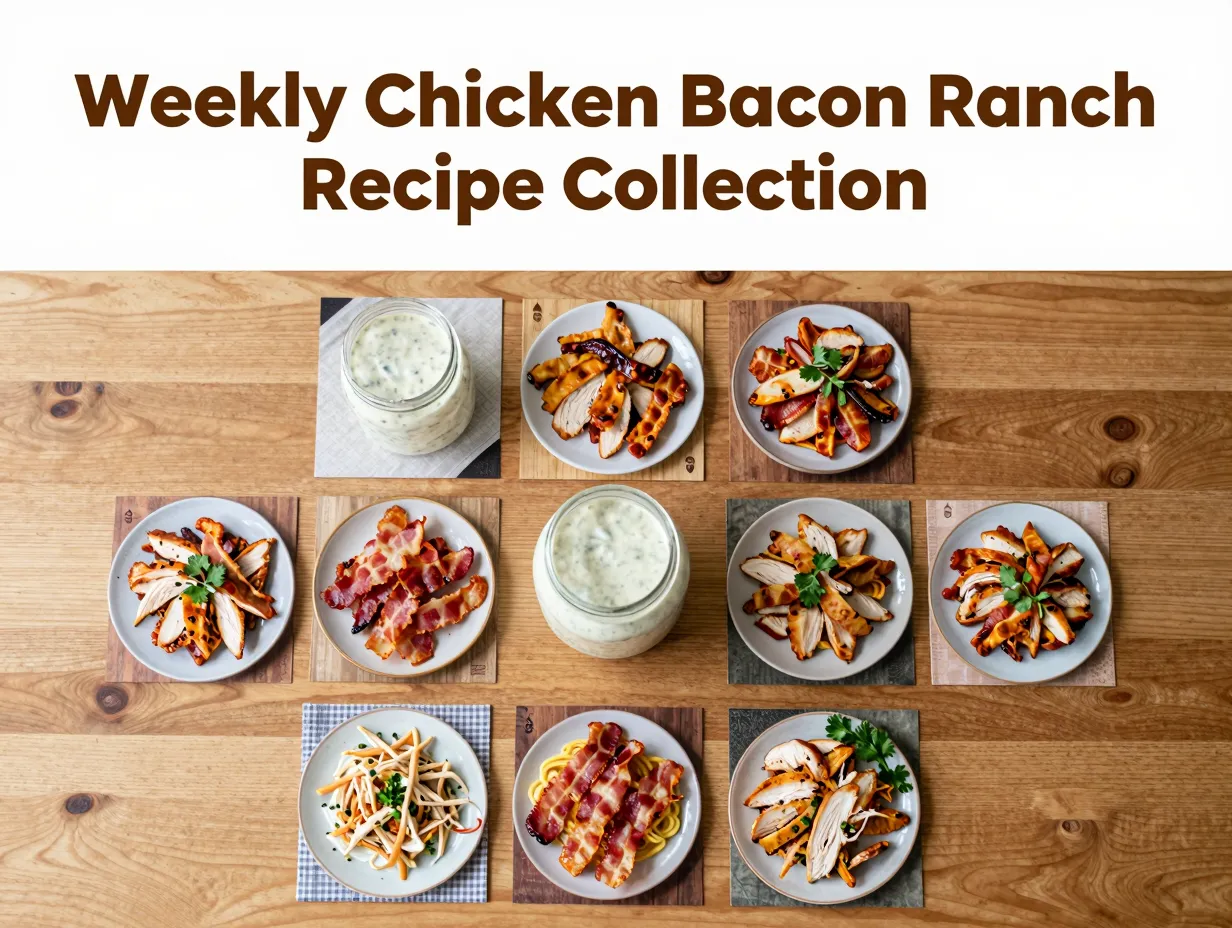 Weekly chicken bacon ranch recipe collection