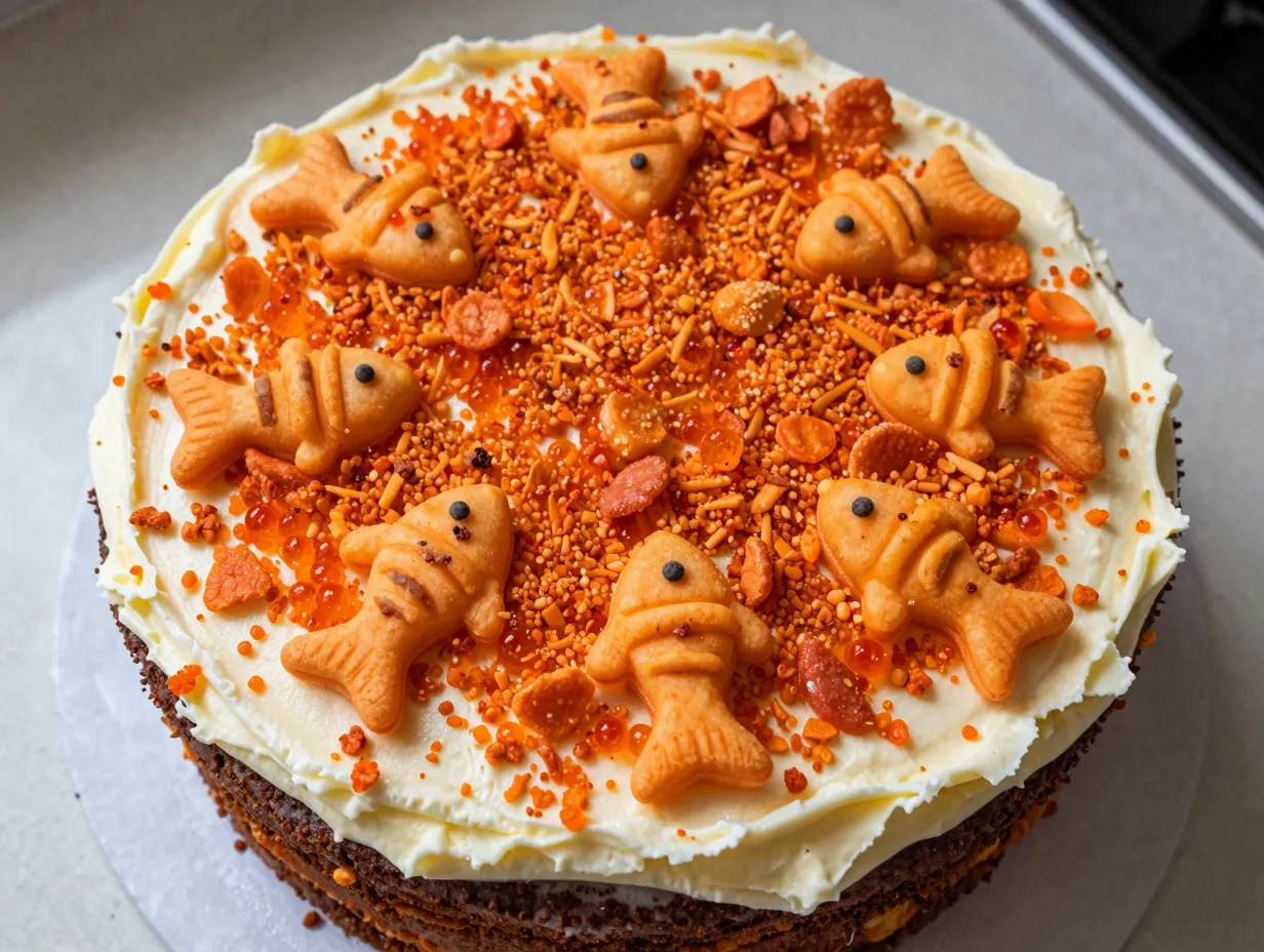 The sushi hot cheeto cake