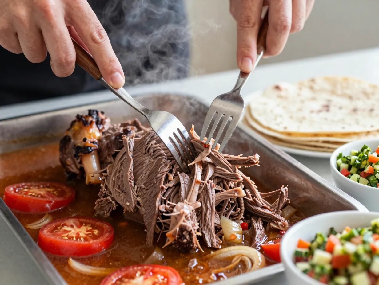 Carne deshebrada mexican shredded beef