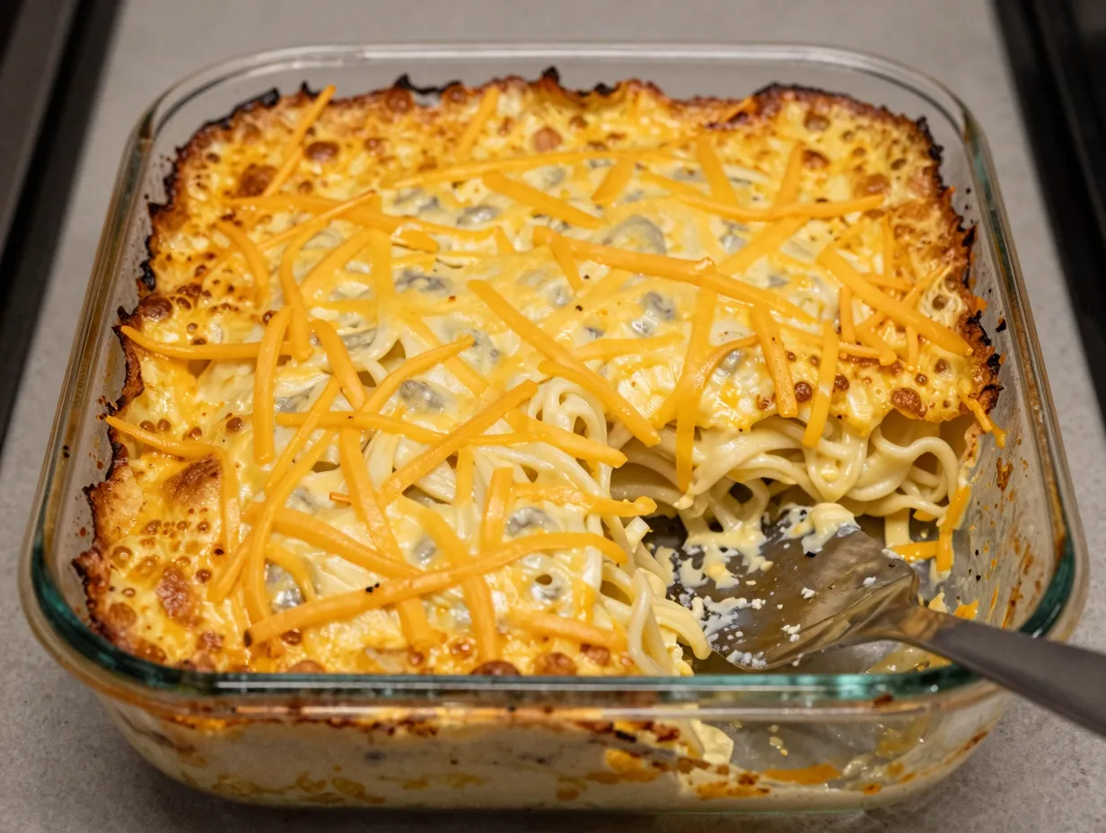 The cheesy casserole bake