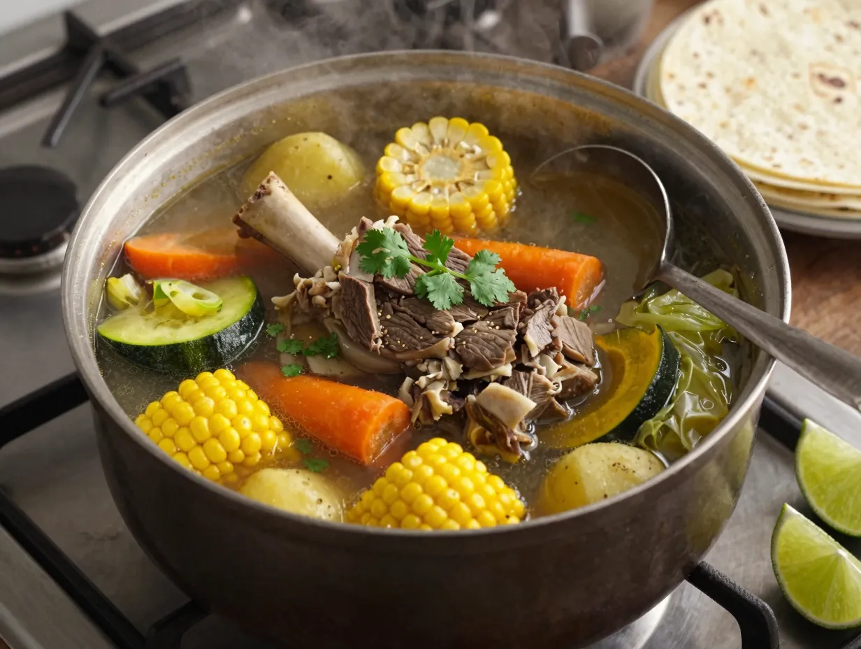 Caldo de res mexican beef soup