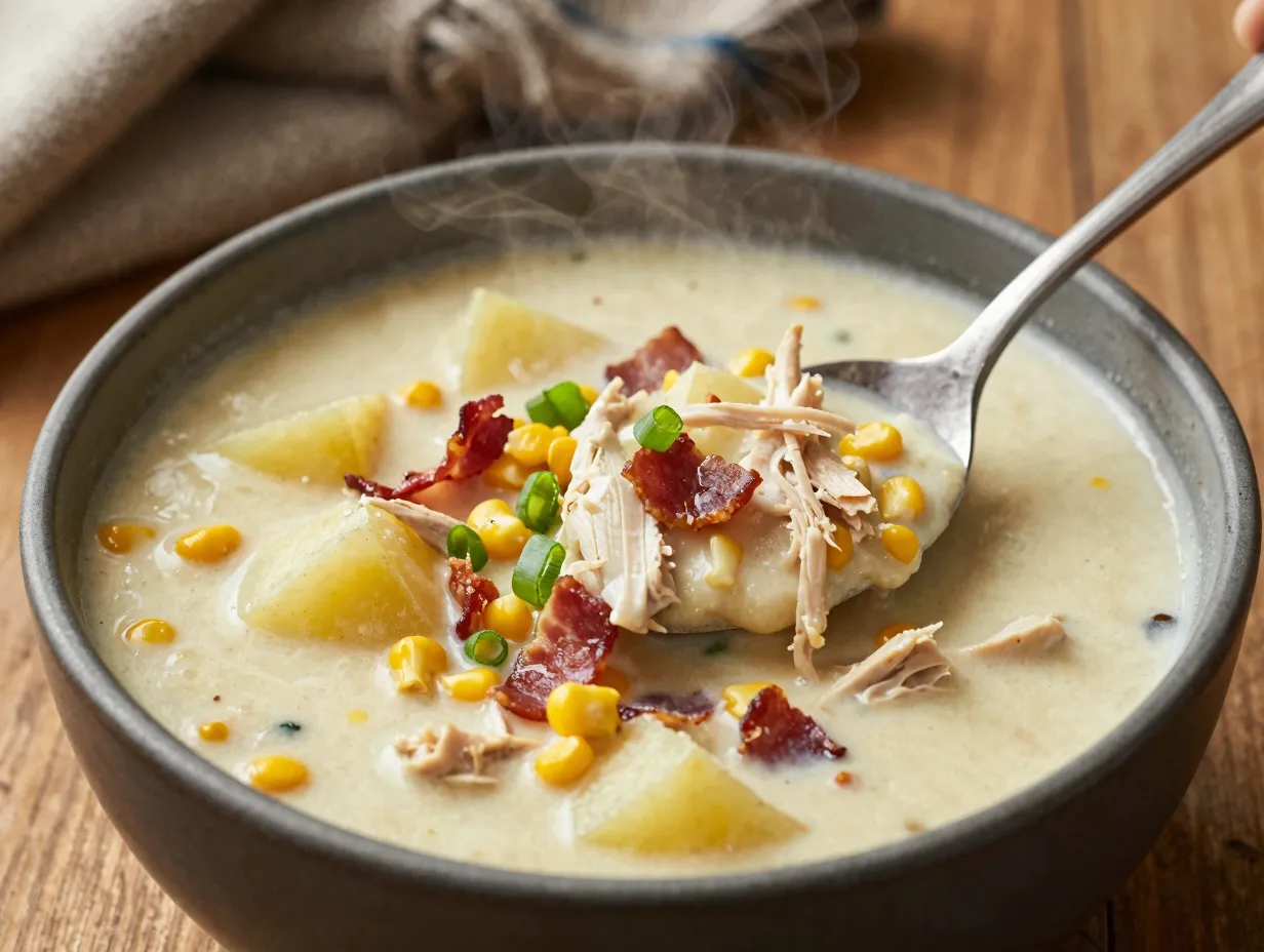 Chicken bacon ranch chowder