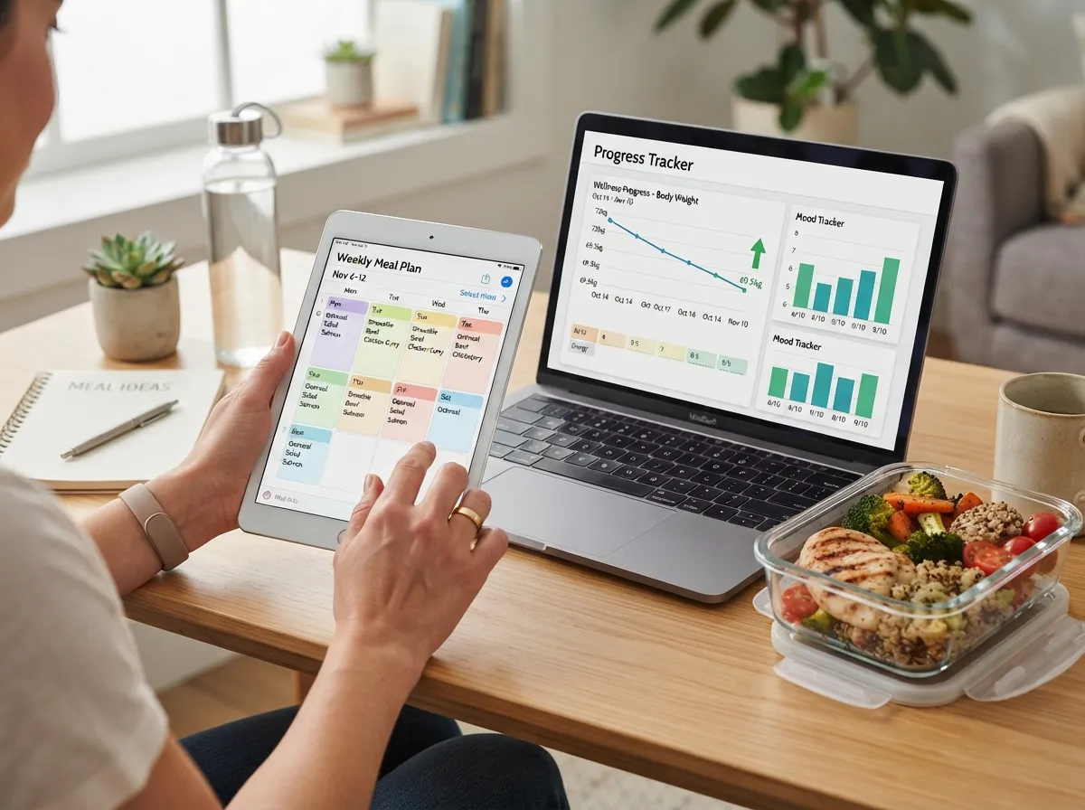 You develop a measurable trackable framework for long term health